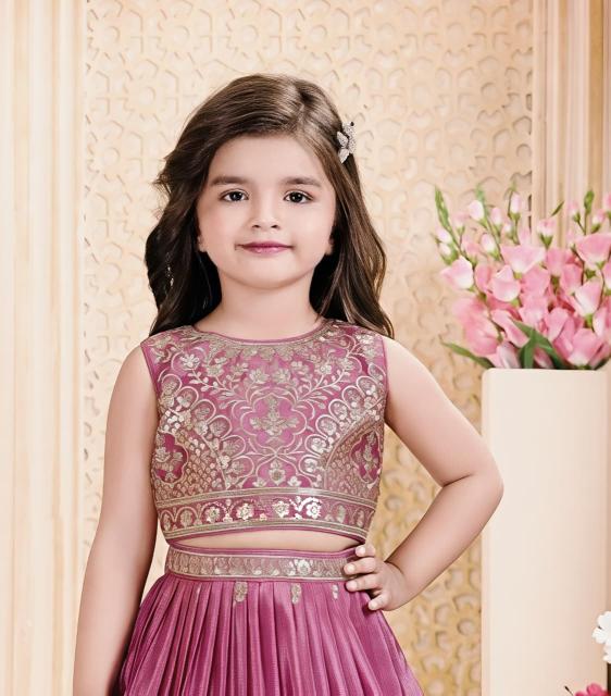 PRESENTING NEW DESIGNER Chinon Silk Children wear wholesalers in Gujarat